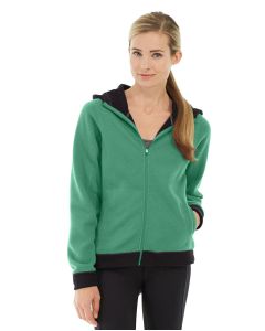Circe Hooded Ice Fleece-L-Green