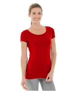 Tiffany Fitness Tee-L-Red
